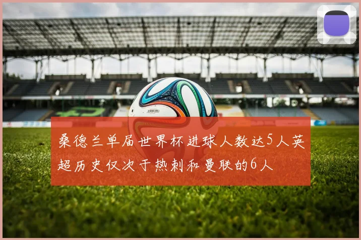 桑德兰单届世界杯进球人数达5人英超历史仅次于热刺和曼联的6人